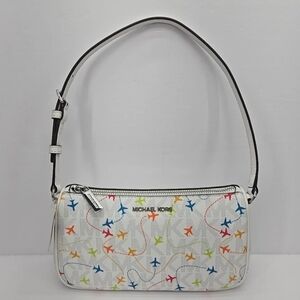 Michael Kors White Multicolor Crossbody Bag